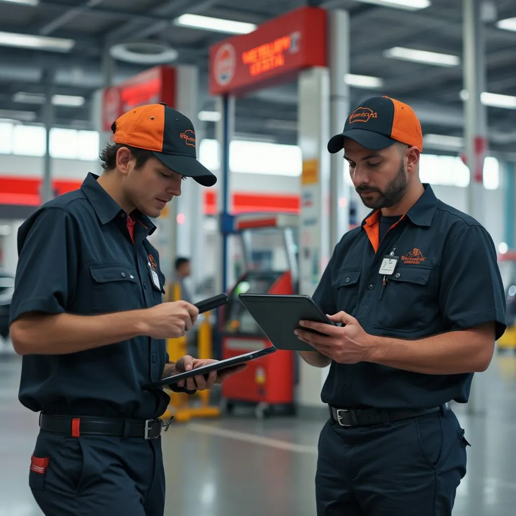Equipo de campo recolectando datos